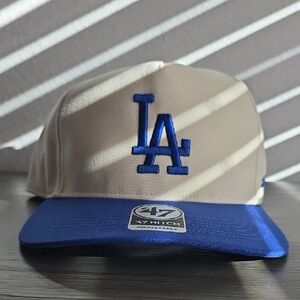 47 Brand Blue and Tan LA Hat